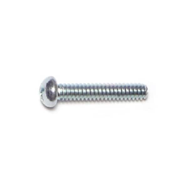 Midwest Fastener #6-32 x 3/4 in Phillips Round Machine Screw, Zinc Plated Steel, 60 PK 63583 - main